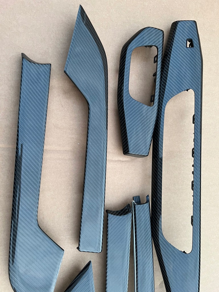 фото №12, Audi a4 rs4 a5 rs5 b9 8w накладки декоративні салону декори карбон 6t3 nowe