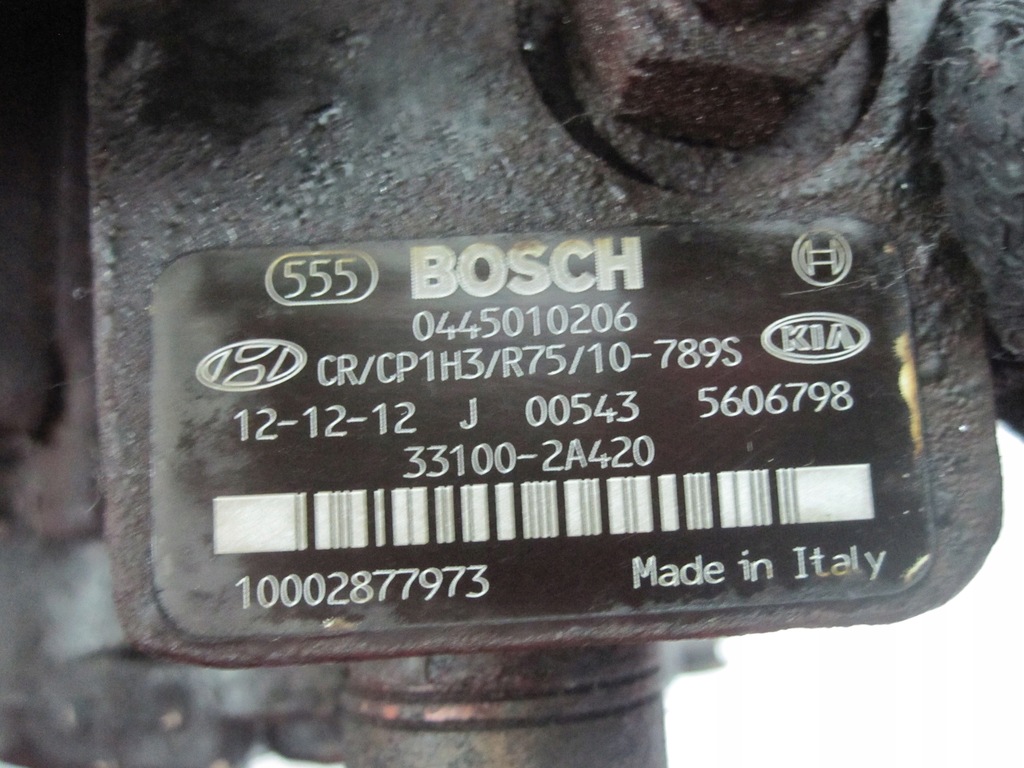 фото №8, Hyundai kia 1.7 crdi 116km насос впрыскная 34811134 0445010206 33100-2a420