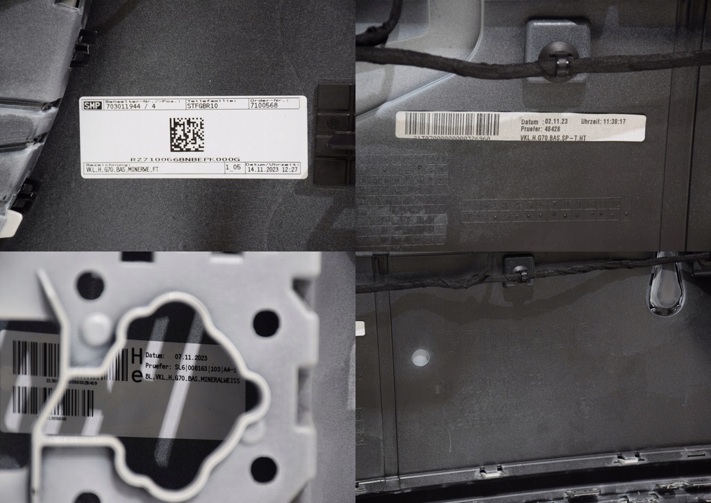 фото №15, Bmw 7 g70 бампер задняя basic 6 pdc хром mineral weiss a96