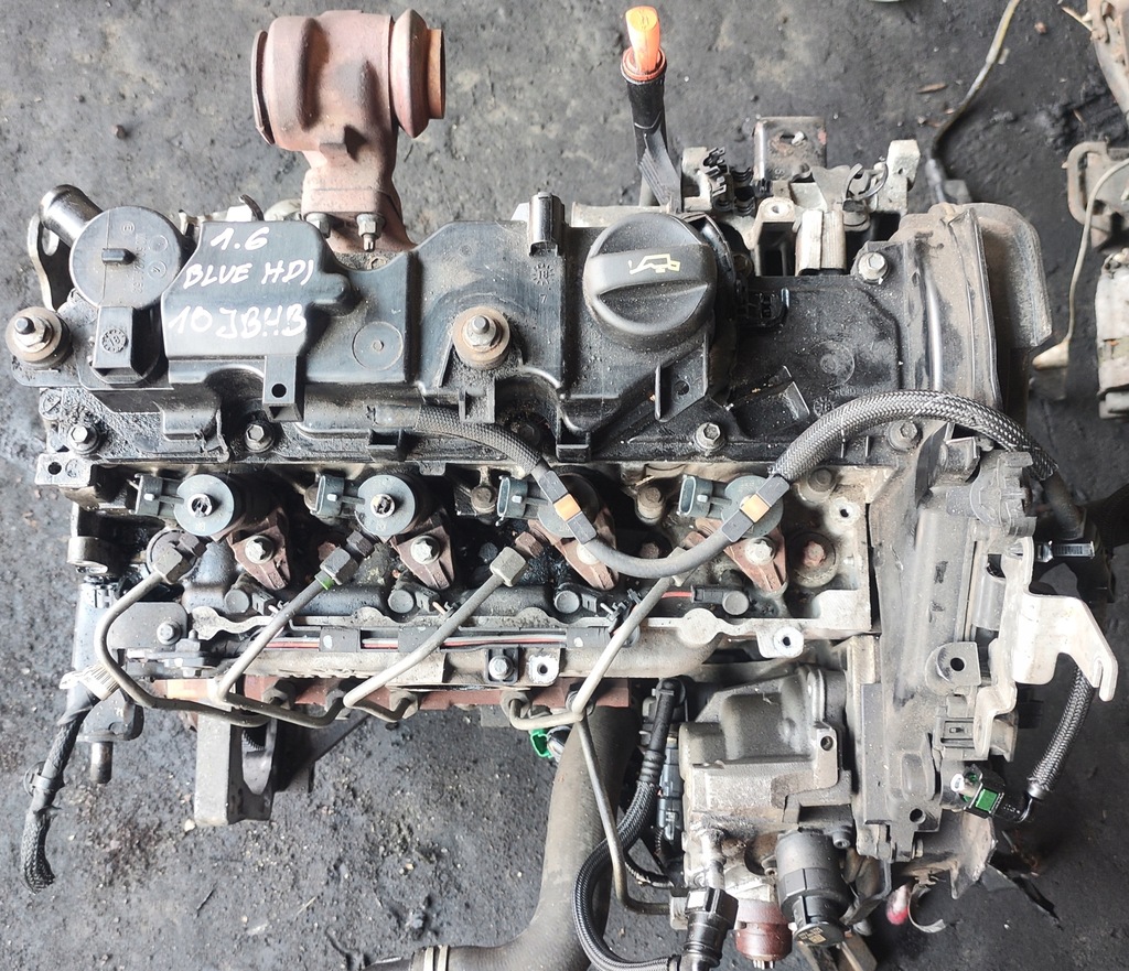 фото №1, Peugeot partner ii 1.6 blue hdi двигатель 10jbhb