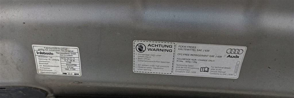 фото №10, Капот двигуна audi a8 d3 przedlift ly7q do встановлення w колір