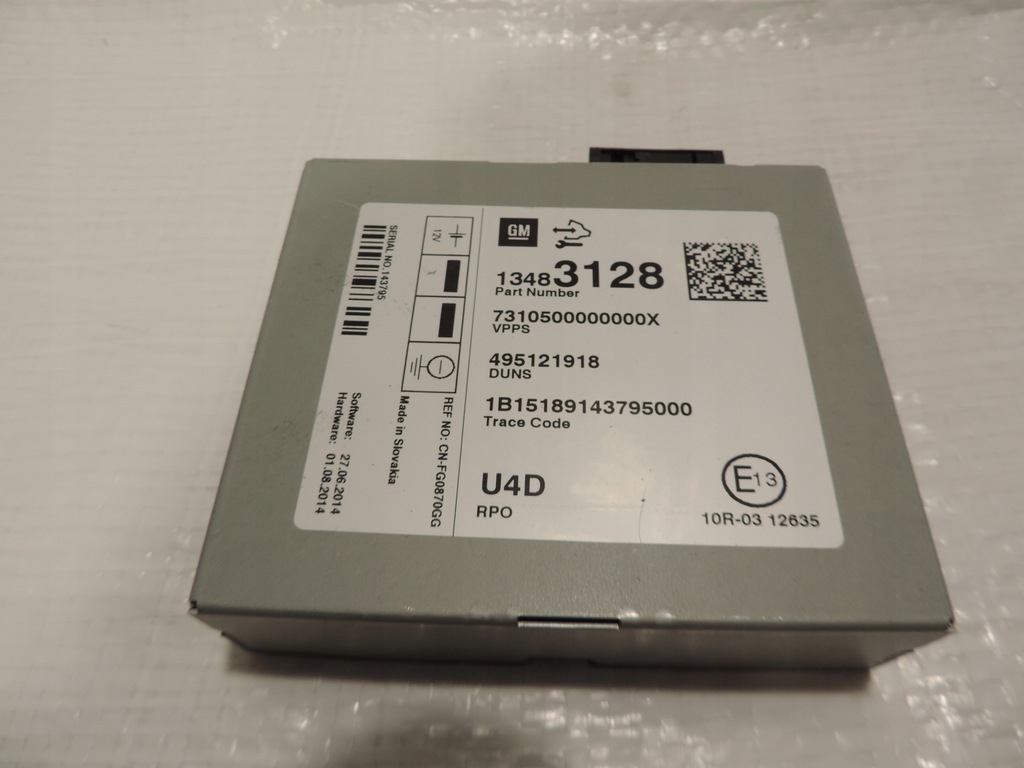 фото №1, Opel mokka усилитель модуль радио 13483128