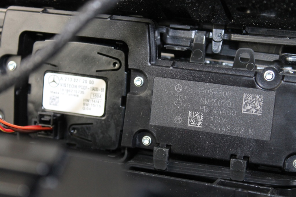 фото №8, Рамка тунель панель idrive mercedes w213 pad e кондиціонер попільничка годинник