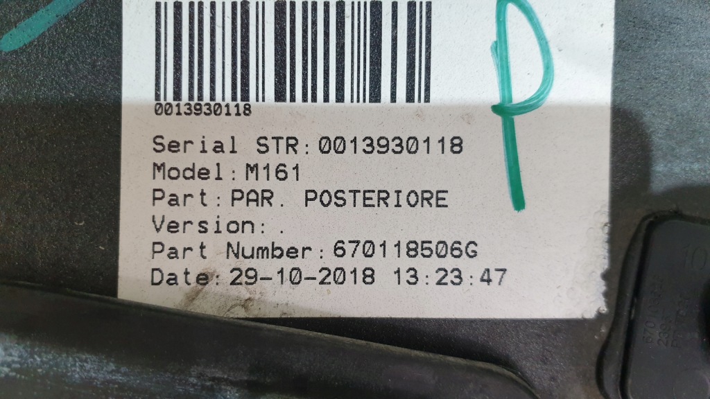 Бампер задний задняя maserati levante gts m161 670118791 с Разборки