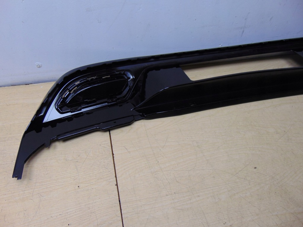 фото №11, Накладка бампера задняя диффузор vw golf vii r-line