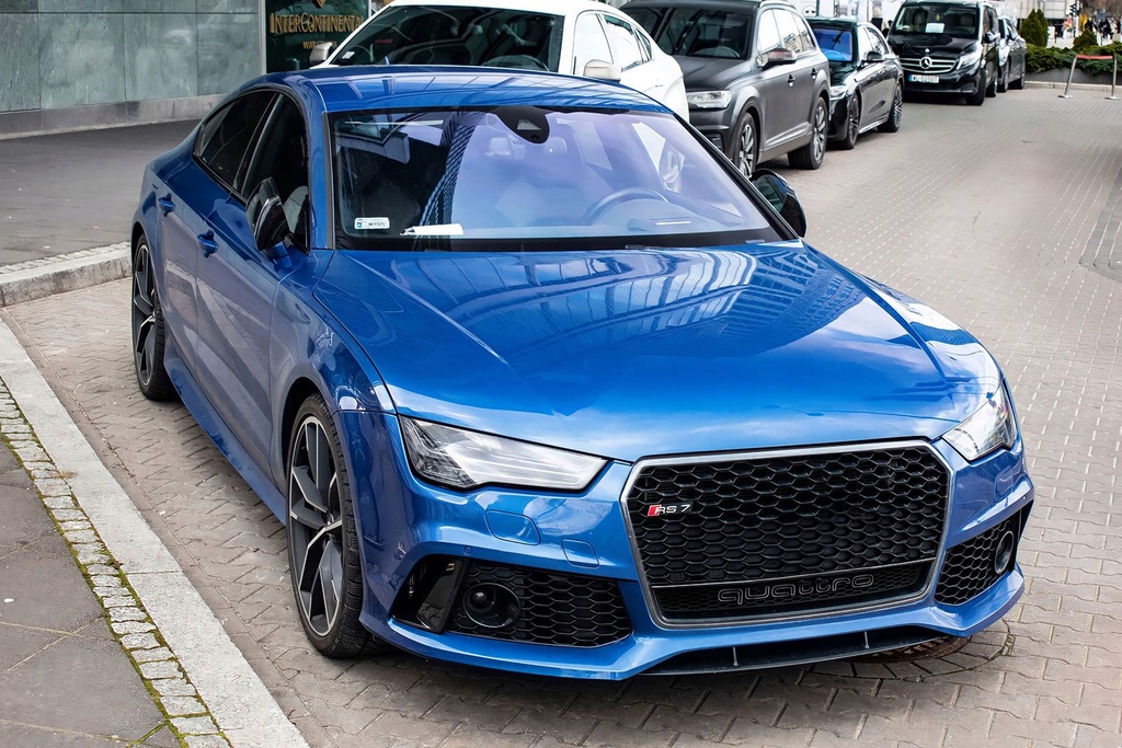 фото №2, Audi rs7 4g 2016-2018 рамка решітка хромована 4g8853651l