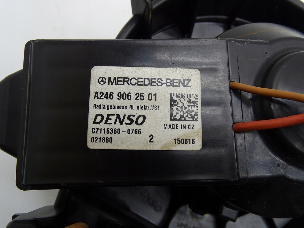 фото №8, Вентилятор повітродувка обдув mercedes w176 a-klasa a2469062501