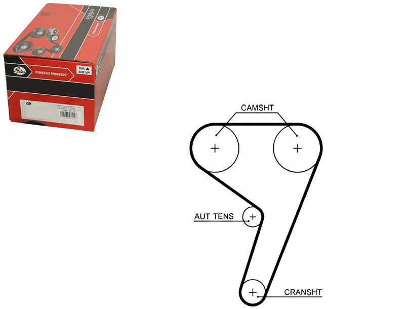 фото №1, Ремінь розподільного валу volvo c30 s40 ii s60 ii s80 ii v40