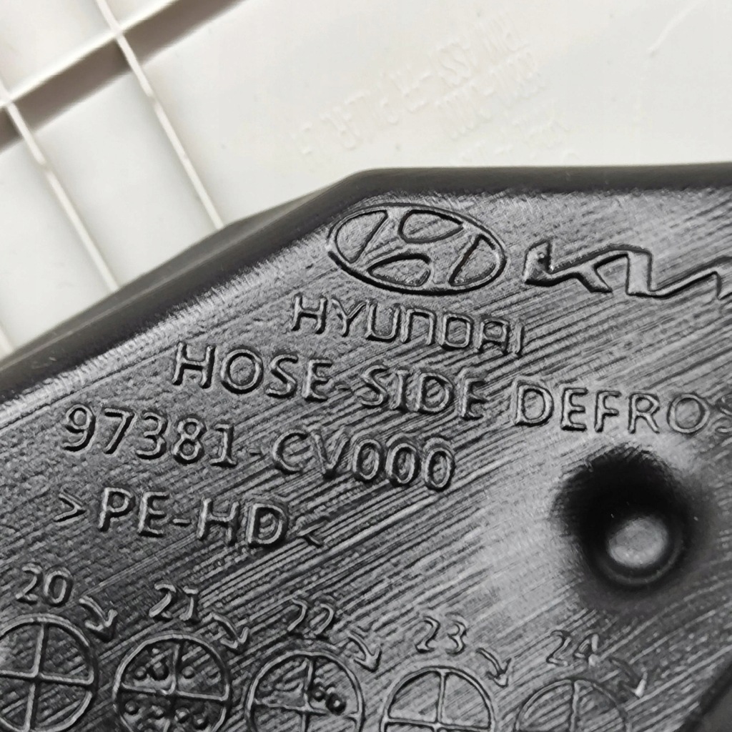 фото №6, Kia ev6 2022 ліва сторона захист стійка скло передньої / a