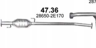 фото №1, Hyundai tuscon i - 2.0 kia sportage ii 2.0 - бензин - 2wd гаситель средний