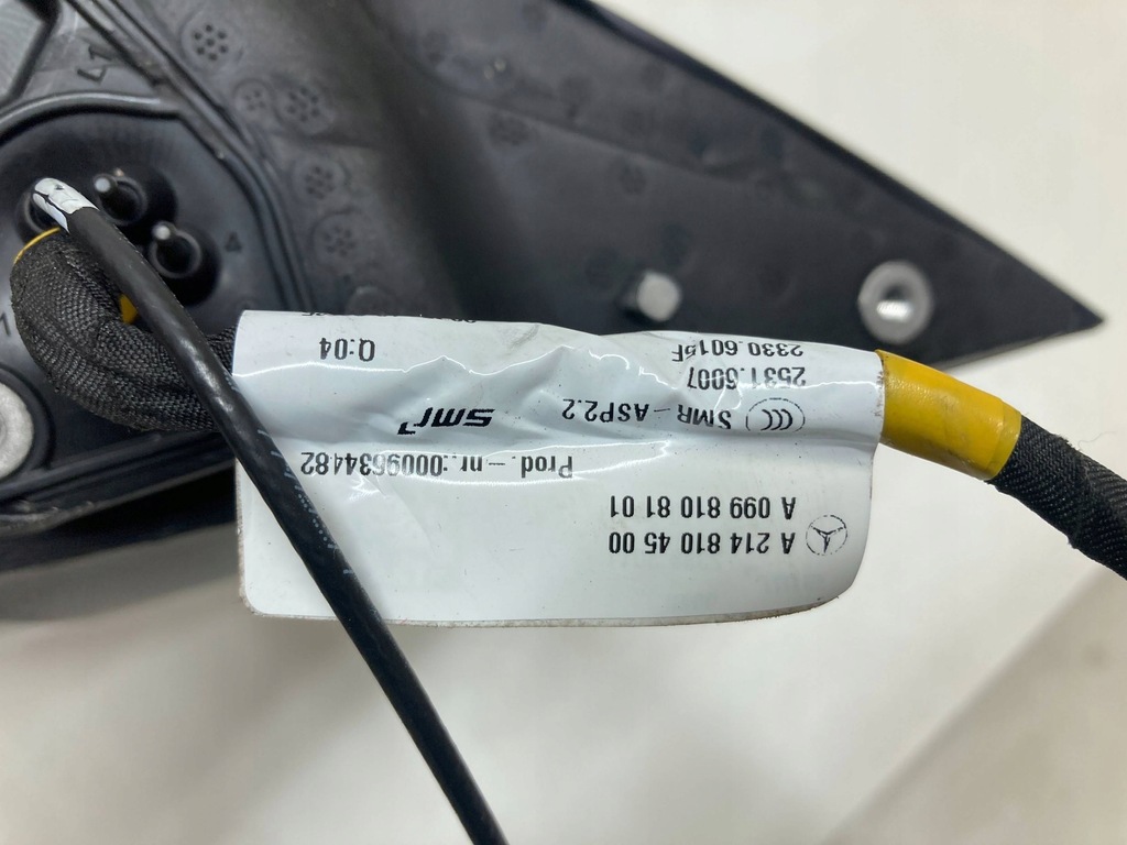 фото №8, Зеркало левая mercedes e klasa w214 10+5+1 15 pin + камера ассистент europa