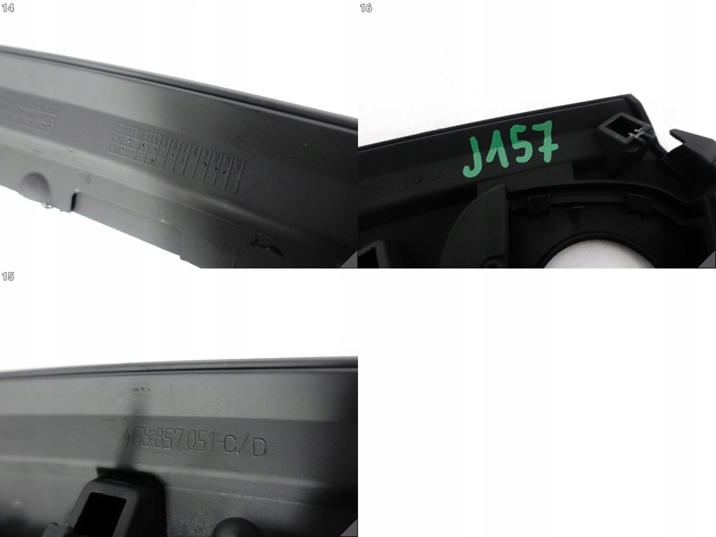 фото №12, Audi rs7 4g8 c7 14-18 молдинг верхний приборная панель жабо карбон head up 6t3