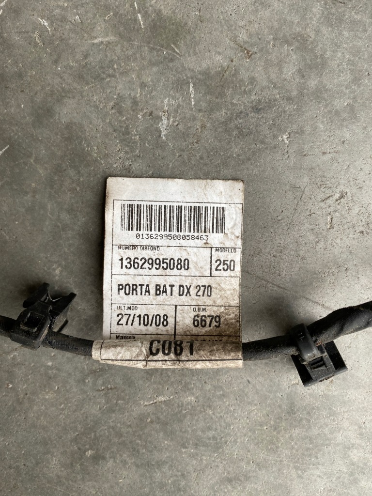 фото №4, Fiat ducato 06- джгут двері розсувних l / p