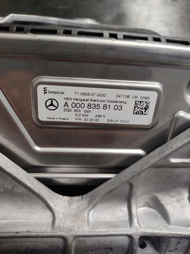 фото №8, Обігрівач акумулятора нагрівач mercedes eqs w297 a0008358103