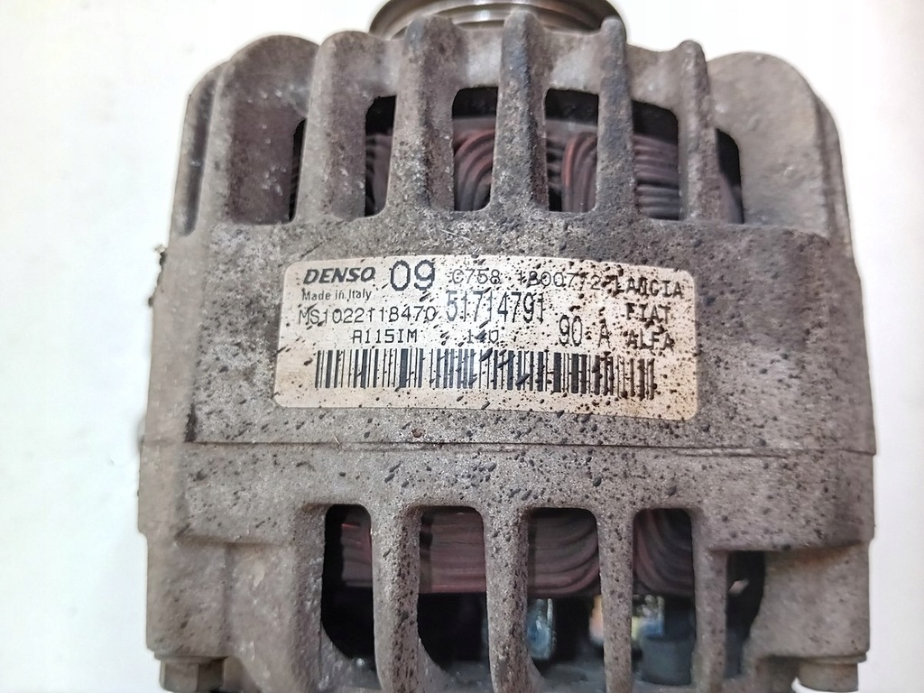 фото №6, Генератор fiat bravo ii 51714791 ms1022118470 ms1022118470 1.4 mpi