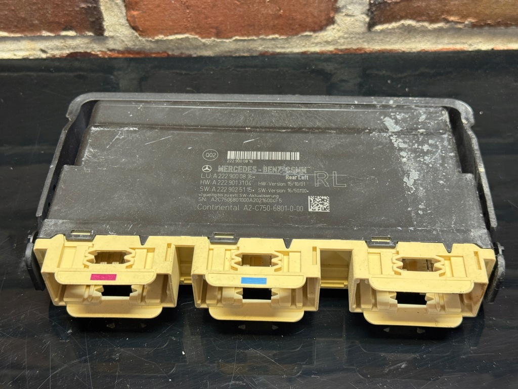 фото №1, Mercedes w222 модуль сиденье a2229000816