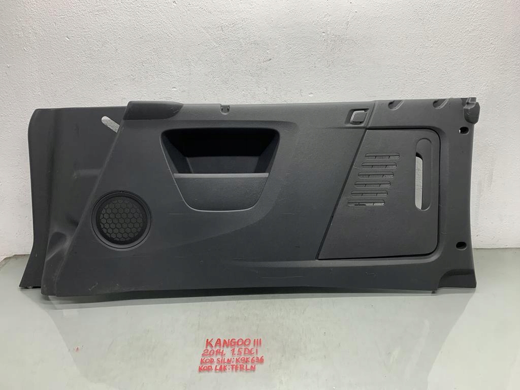 фото №1, Оббивка багажника правий задня renault kangoo iii 1.5 dci 14r