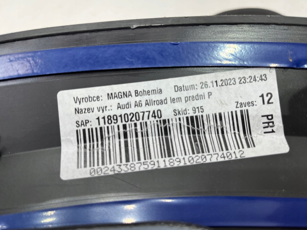 фото №9, Audi a6 c8 allroad !nowa! молдинг крыла перед передняя правая 4k9853718