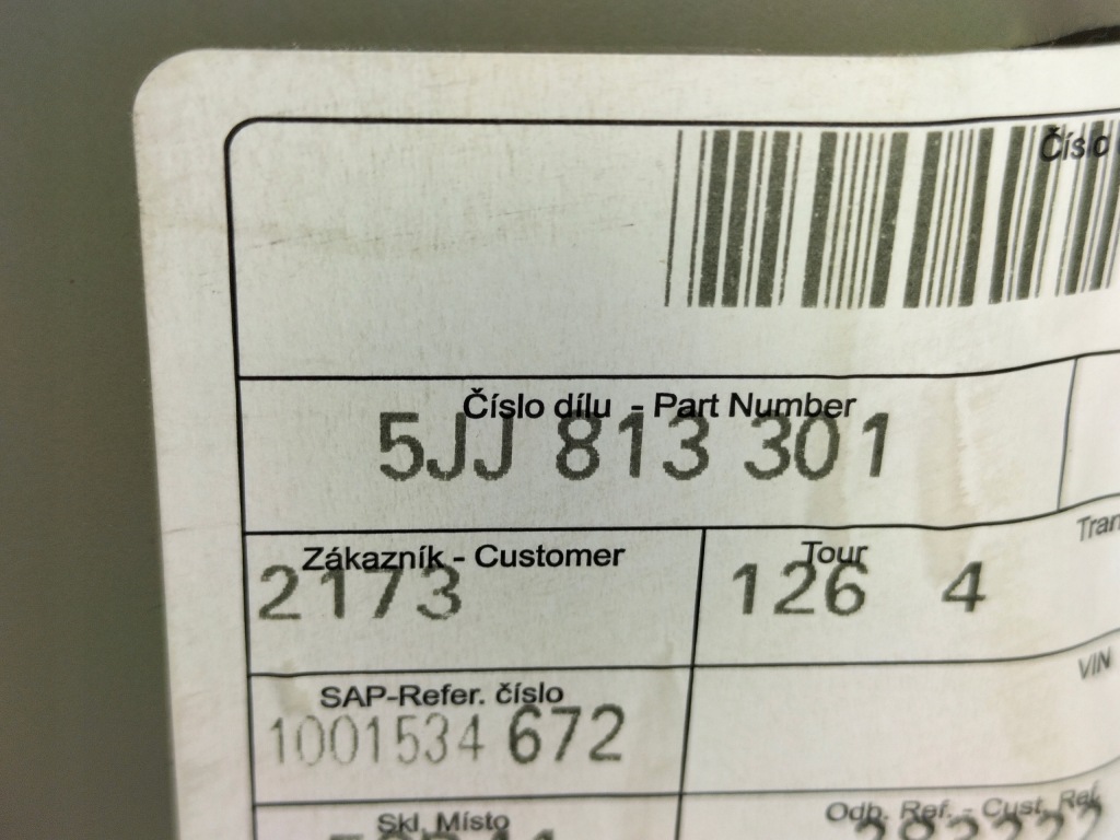 Ремінь задній стіна задній skoda rapid 12- spaceback в Україні