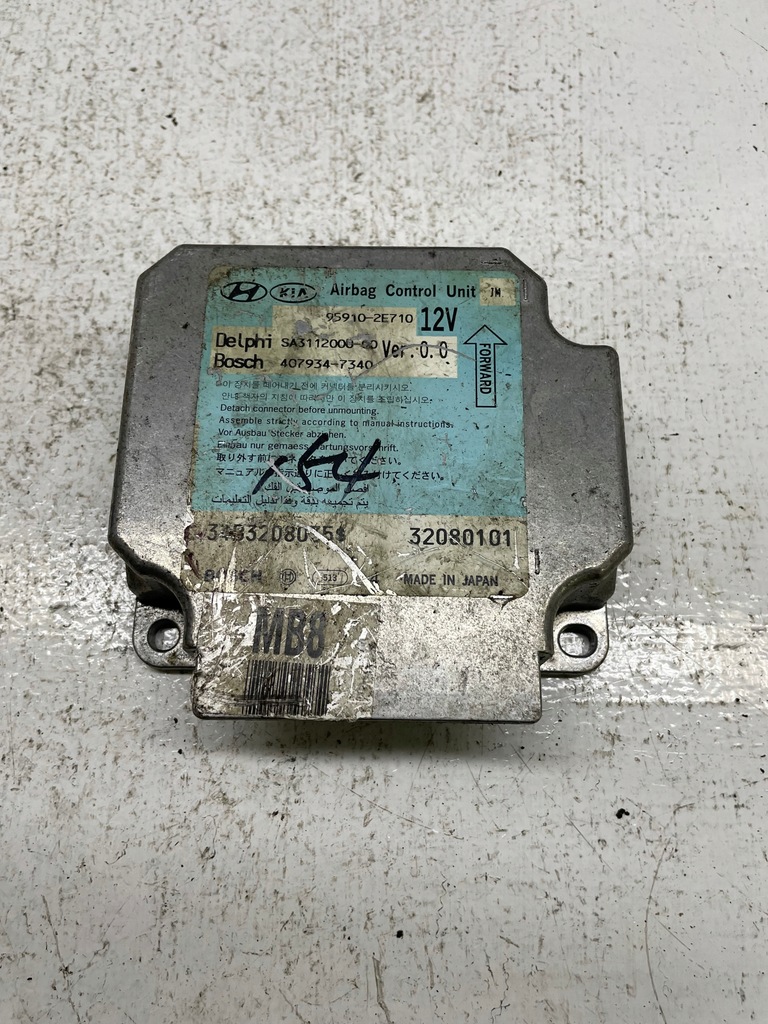 фото №1, Модуль подушек подушка безопасности hyundai оригинальный номер 95910-2e710