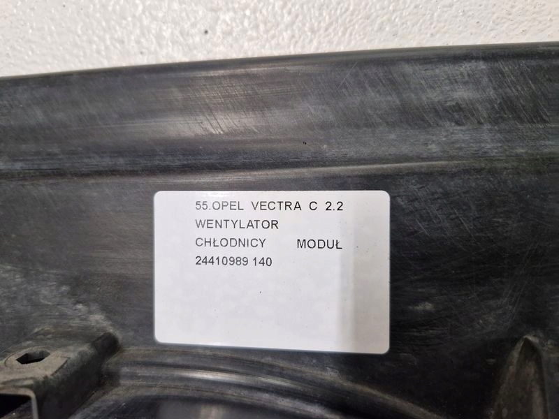 фото №8, Opel vectra 3 iii c вентилятор радіатора модуль 24410989