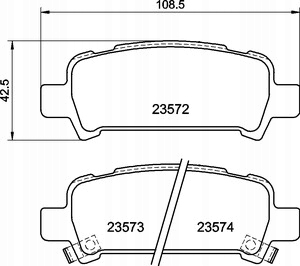 фото №1, Mintex mdb2162 набор тормозных колодок тормозных, тормоза дисковые