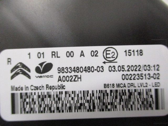 C3 3 рестайлинг  фара движение dziennej led правый  новая в Украине