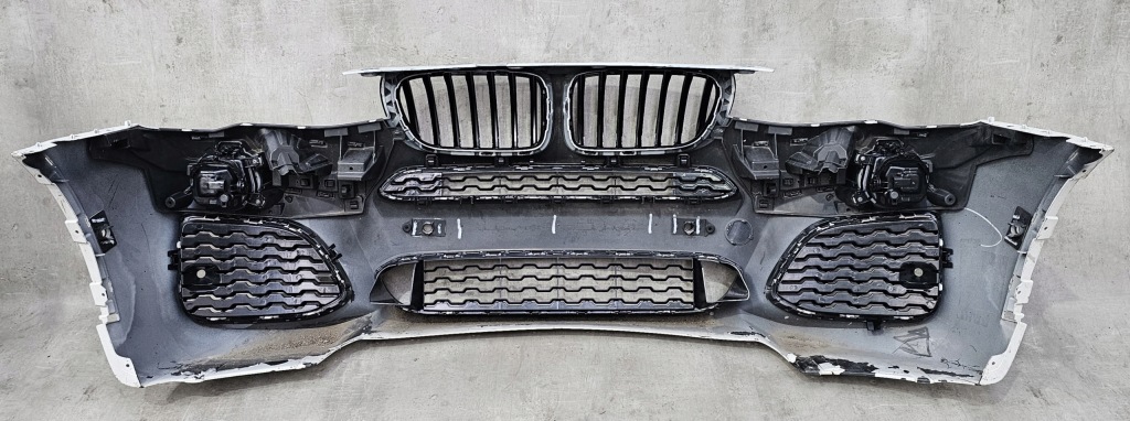 Бампер перед bmw x3 f25 lift f26 m набір протитуманні фари led na 6 pdc омивачі Київ