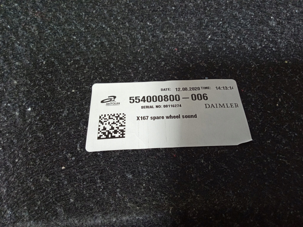 фото №7, Mercedes gls x167 обшивка шумоизоляция пол багажника a1676901503