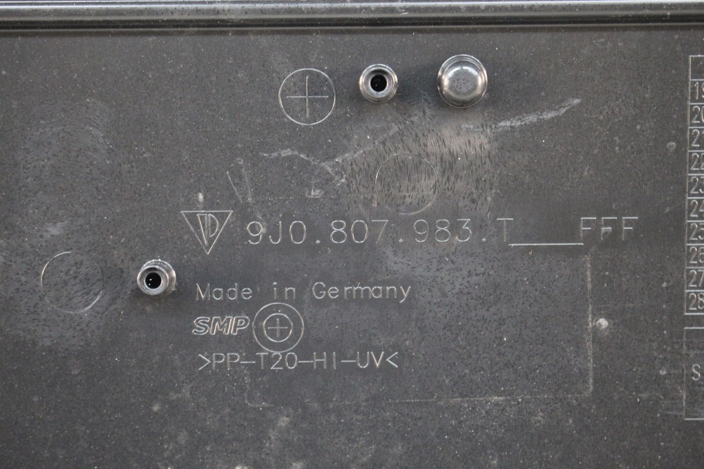 фото №6, Дифузор накладка бампер задня porsche taycan cross turismo 9j0807983t