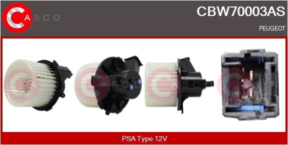 фото №2, Casco cbw70003as вентилятор внутрішній