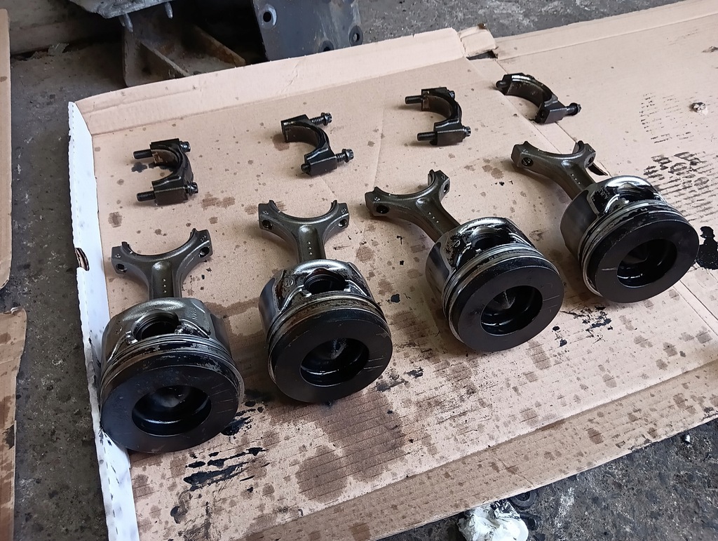 фото №10, Bmw f20 f21 2.0d 15r b47d20a блок двигателя wal коленчатый вкладыши поршни