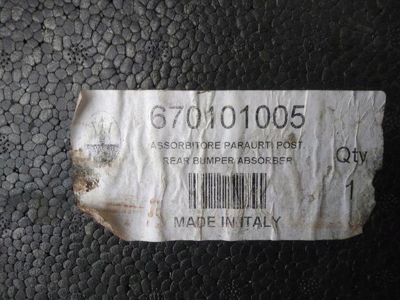 фото №8, Maserati ghibli пена абсорбер бампера задняя 670101005