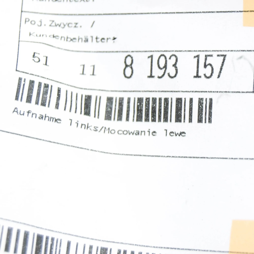 фото №8, Bmw 7 e38 захист бампера передній ліва кронштейн 51118193157оригінальна