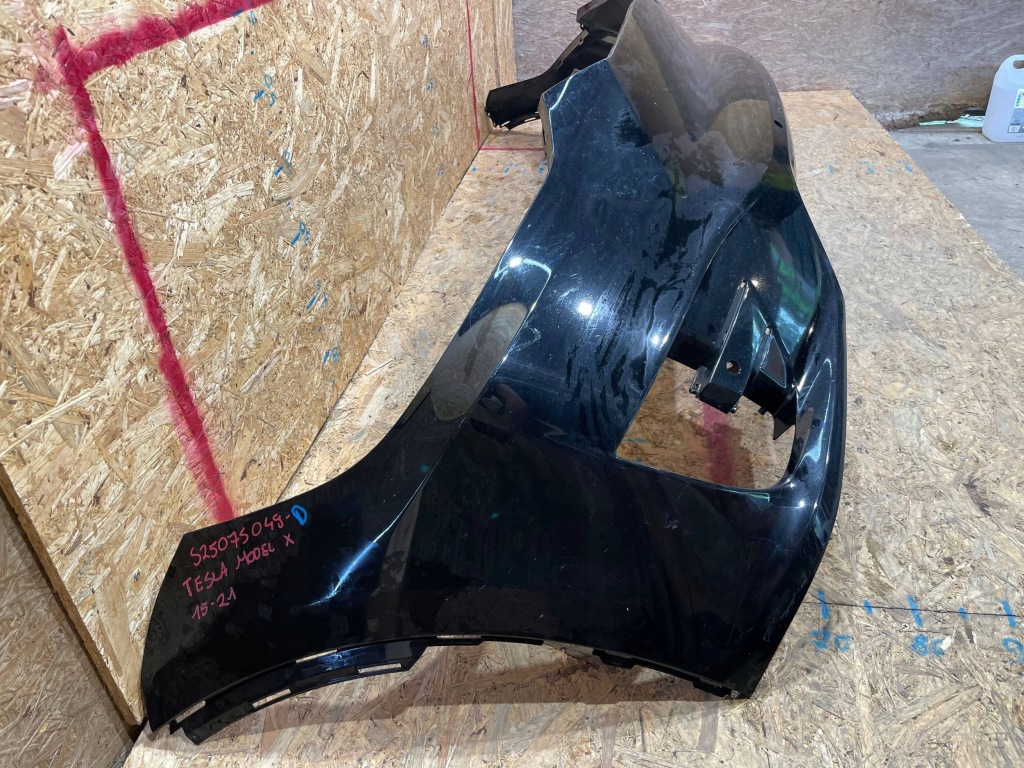 фото №4, Tesla model x 15-21 бампер перед передній