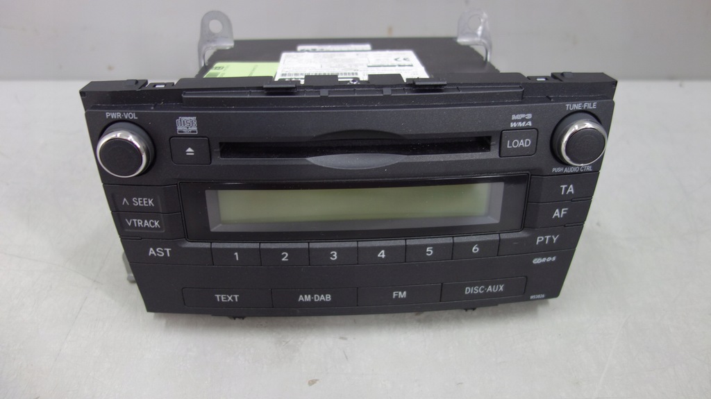 фото №1, Toyota avensis t27 радіо cd 86120-05160