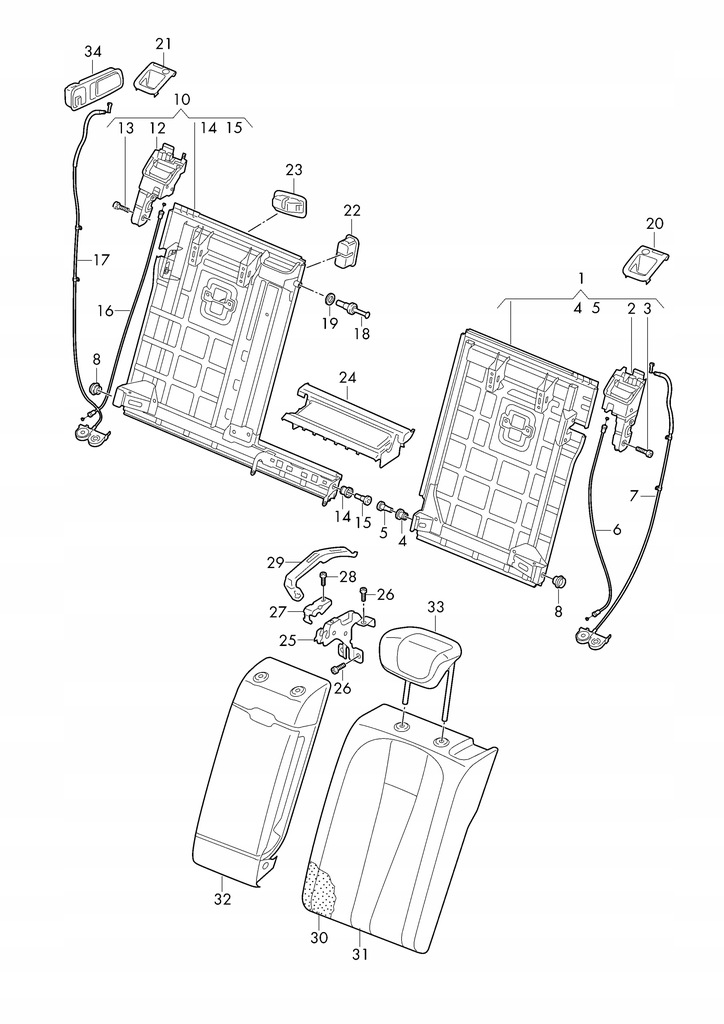 фото №8, Тяга освобождение сиденье q5 sq5 80a fy 80a885682f