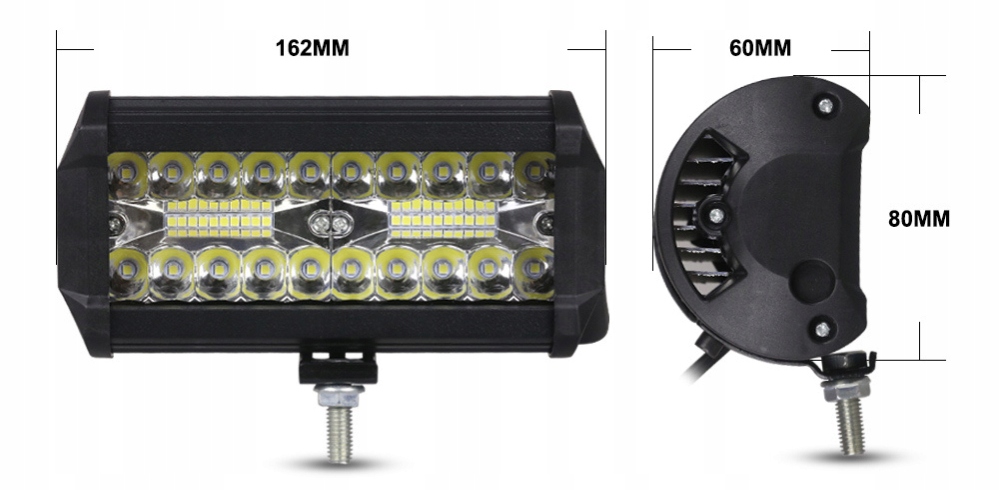 фото №6, Набір протитуманних фар лампа drogowa led робоча автомобільна дальнє протитуманна фара