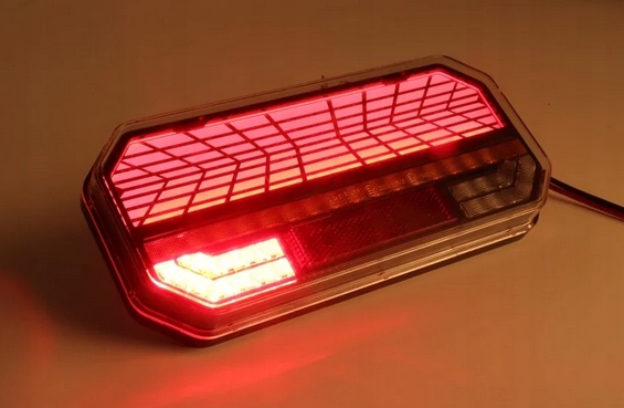 фото №7, Лампа задня комбінована led neon 12/24v причіп напівпричіп tir тягач комплект