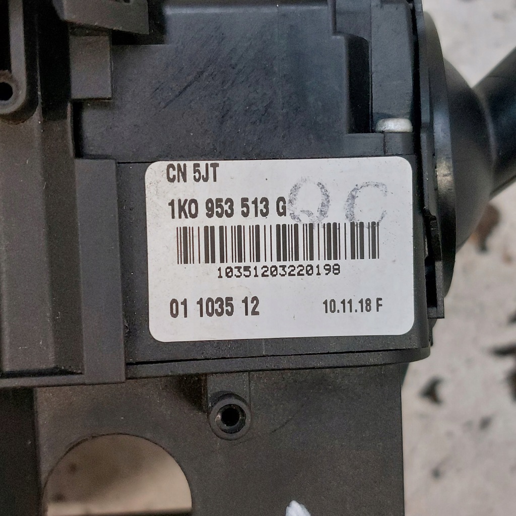 фото №9, Volkswagen touran i 1 переключатель комбинированный лента подушка безопасности круиз-контроль