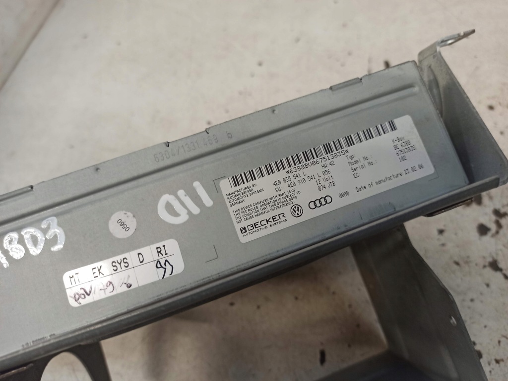 фото №14, Audi a8 d3 радіо тюнер радіо 4e0035541l 4e0910541l