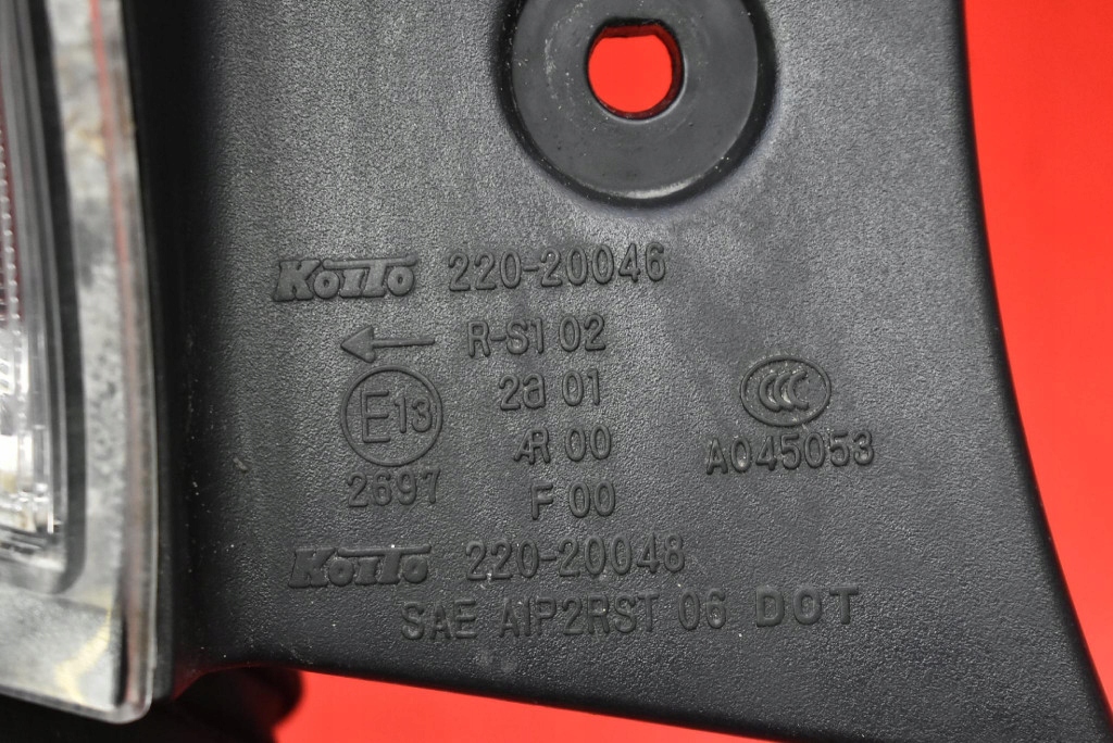 фото №6, Лампа левая задняя задняя 220-20046 subaru forester 3 iii 07-11