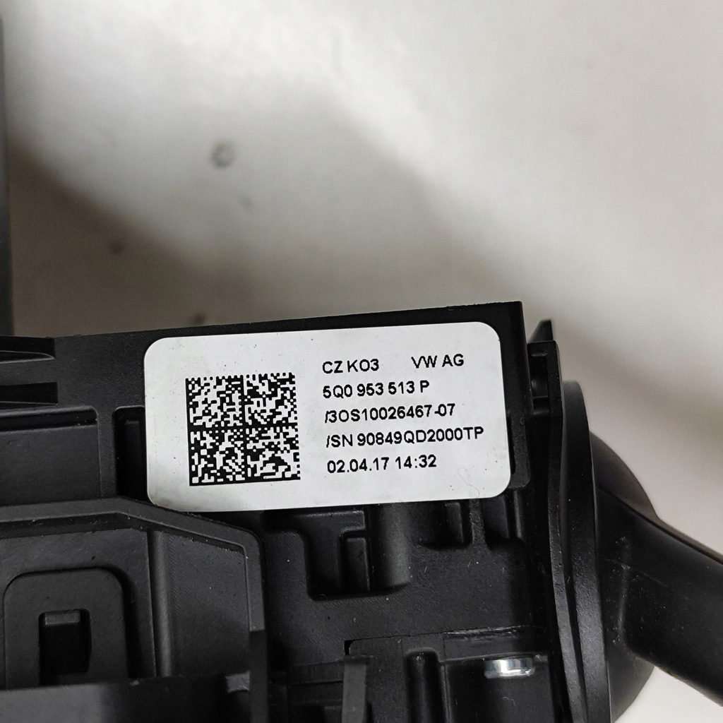 фото №9, Volkswagen golf vii 2017 рычаг / переключатель поворотники