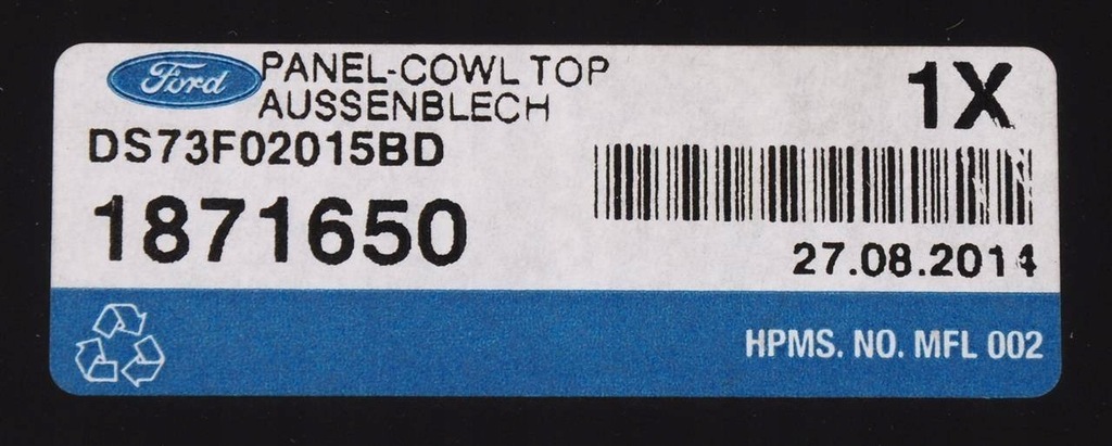 фото №4, Жабо зовнішнє mondeo 2014-