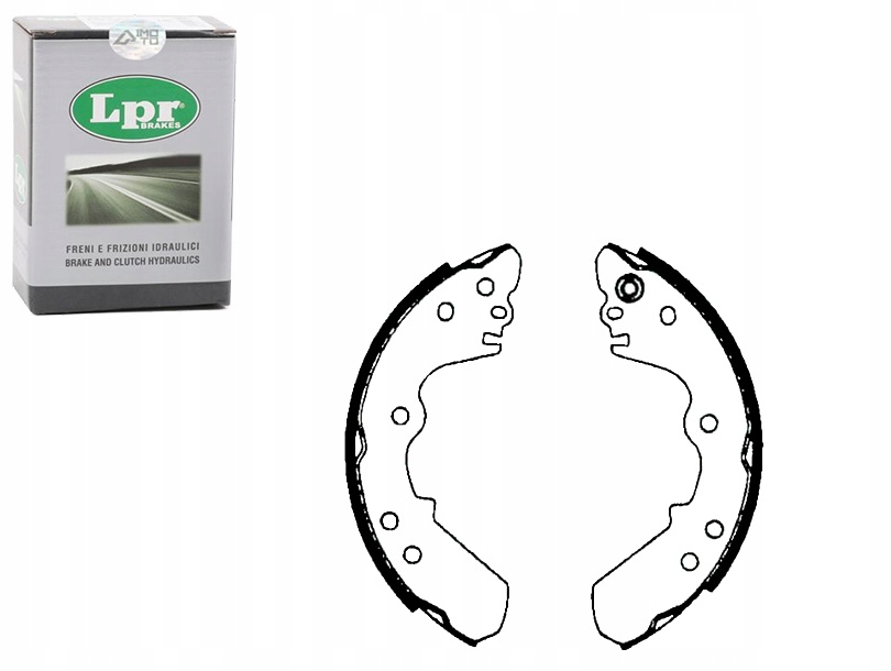 фото №1, Lpr гальмівні колодки гальмівні isuzu campo trooper i opel c