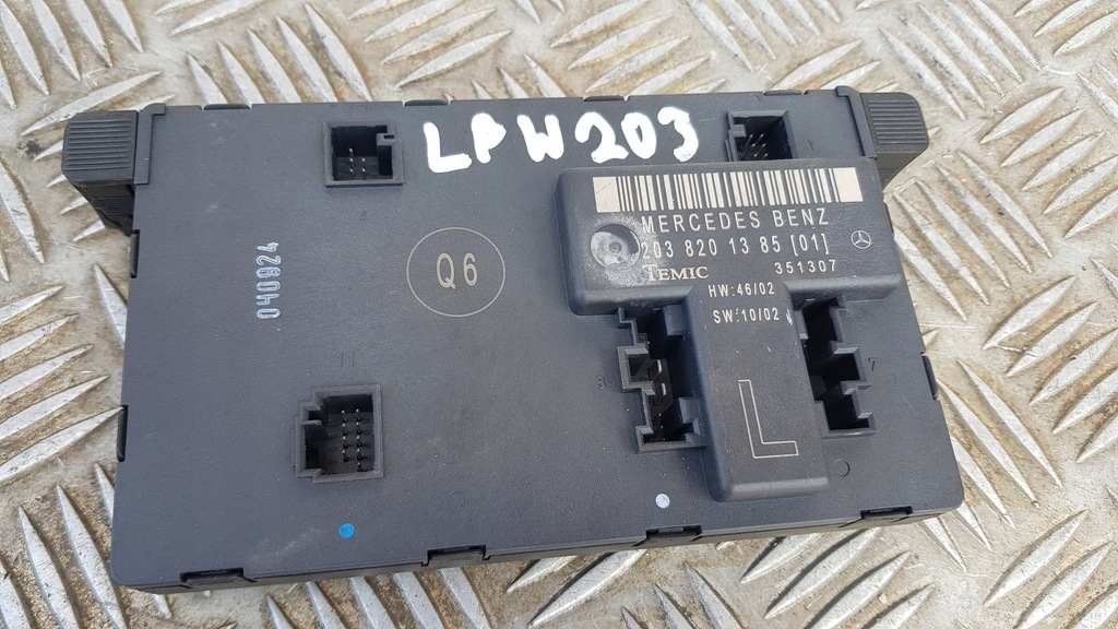 фото №8, Mercedes w203 модуль дверь левый перед 2038201385