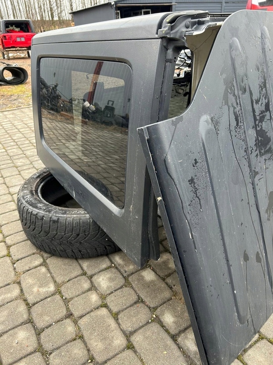 Дах козирки kompletny скло hard top jeep wrangler jk 2d stuktura Зі Шроту