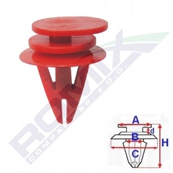 фото №2, Кліпса оббивочний mini r50, r53 , r56 , clubman