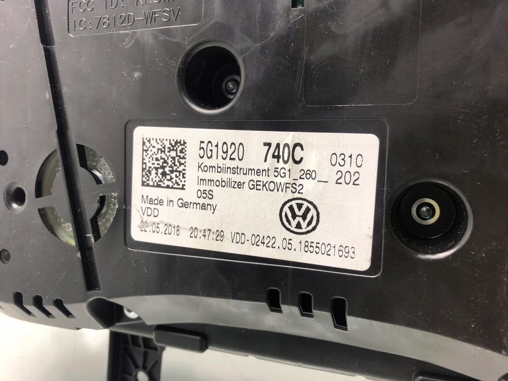 фото №5, Счетчик приборы vw golf vii 5g1920740c