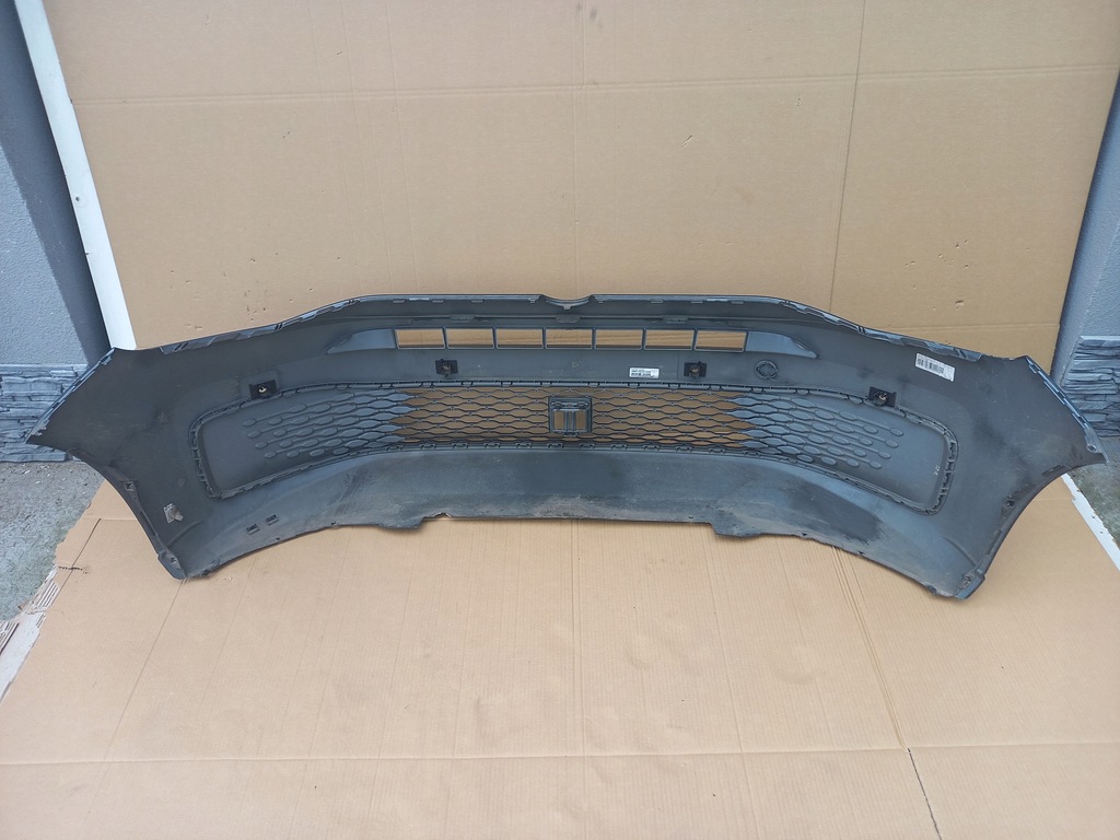 фото №7, Vw caddy v 2k7 бампер передний решётка оригинал!